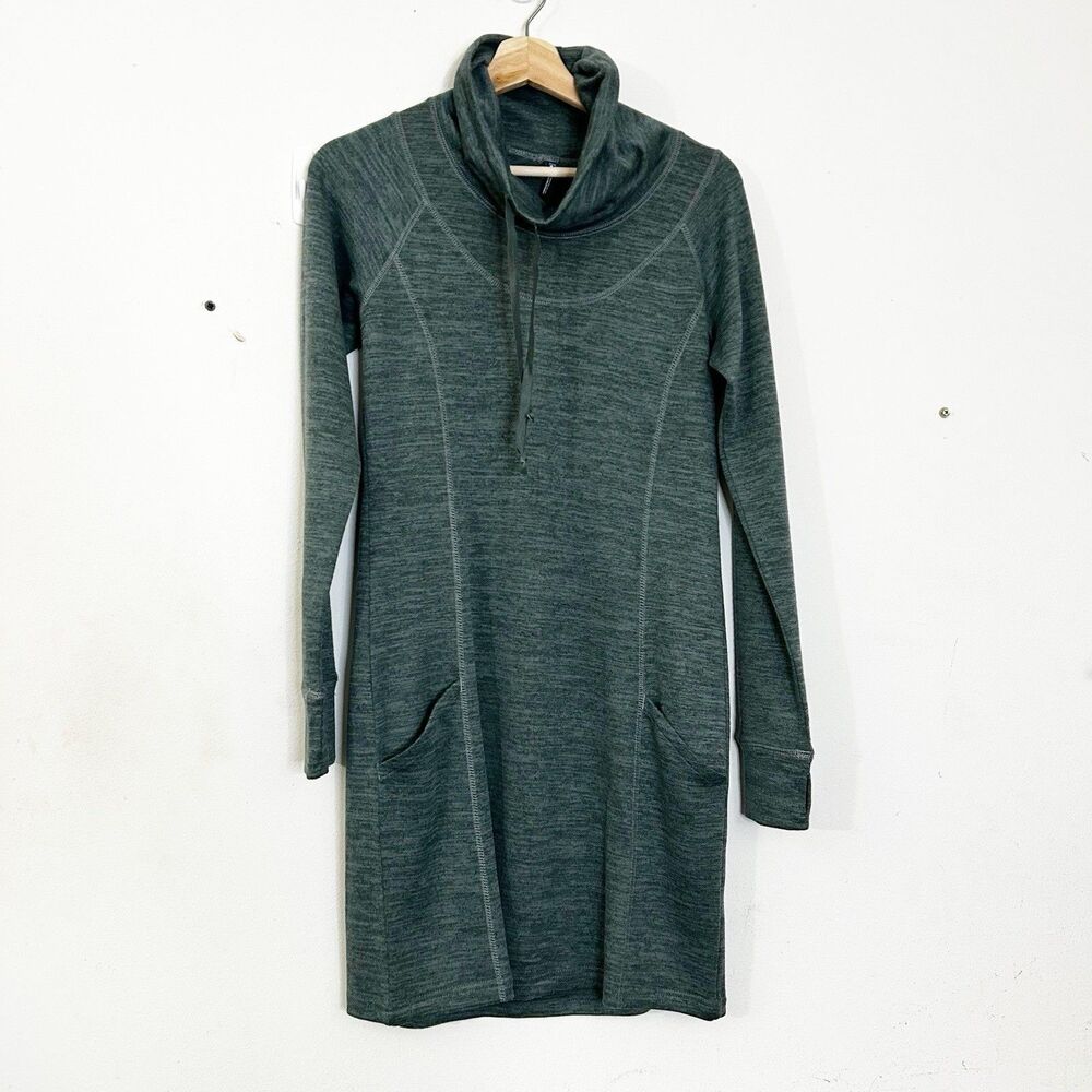 Kuhl Lea Dress Size S In Dark Moss Pockets Gorpcore Minimalist Casual